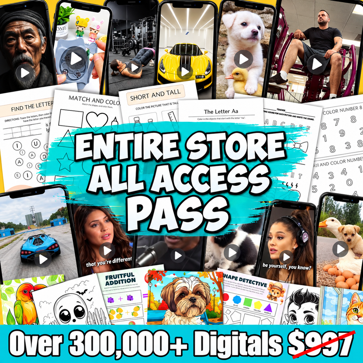 ENTIRE STORE All Access Pass - To All Current and Future Digital Products
