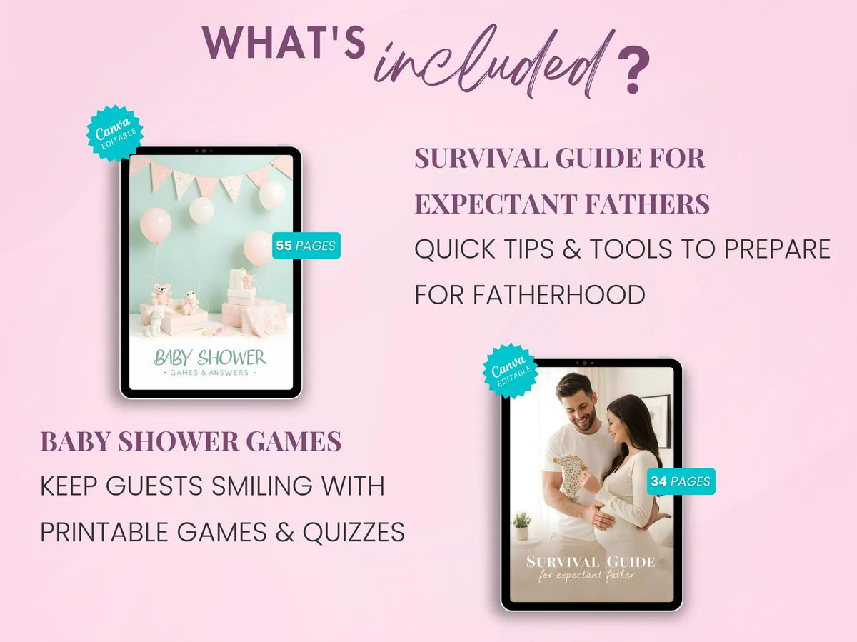 Pregnancy Mega Bundle | MRR + PLR | Pregnancy Planner, Baby Shower, Checklists, Mom Life | Instant Download