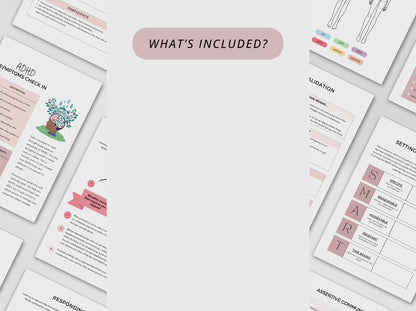 Anxiety Worksheets Bundle | MRR + PLR | CBT Anxiety Workbook, Health Anxiety, Meditation | Instant Download